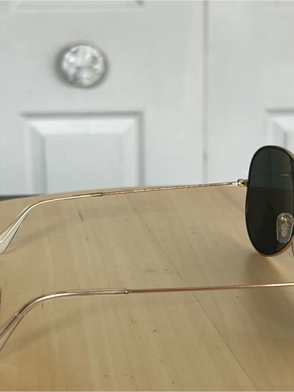 Ray-Ban Aviator Large Polarized Metal Sunglasses